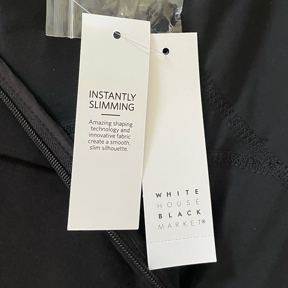 Rare WHBM lace illusion slimming dress NWT - Picture 2 of 6